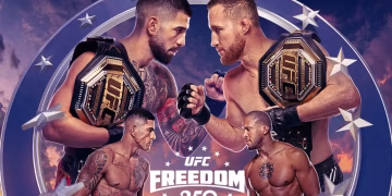UFC Freedom 250 : Gaethje renverse Topuria, Gane brille, une soirée historique à Washington