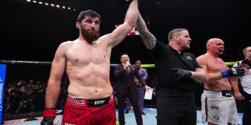 UFC Abu Dhabi : Ankalaev s&rsquo;impose face à un Guskov impuissant, résultats complets de la soirée